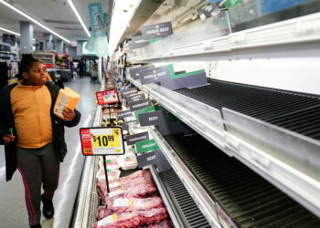 식료품 또 사라지는 수퍼마켓…공급망 위기 재연