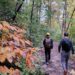 지난 가을 비커리 크리크 공원을 찾은 한인들이 트레일을 걷고 있다. 도심 속 공원이라고는 믿기지 않을만큼 숲이 깊고 경치가 빼어나다.