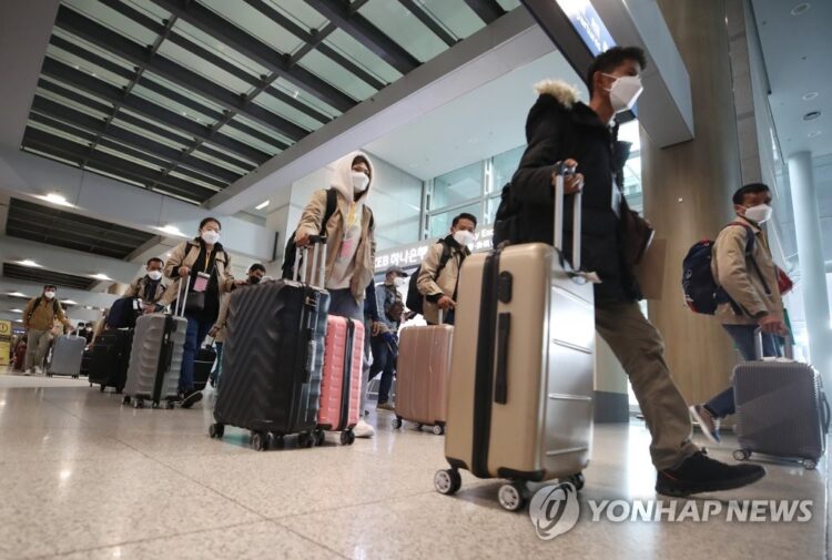 한국, 해외입국자 방역관리 강화