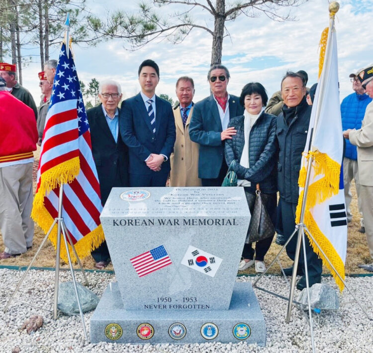 동남부 한인사회, 플로리다 잭슨빌 한국전 참전비 제막