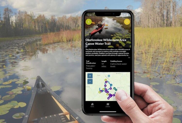 조지아에서 강을 찾을 때는 '리버 가이드 앱' 이용하세요