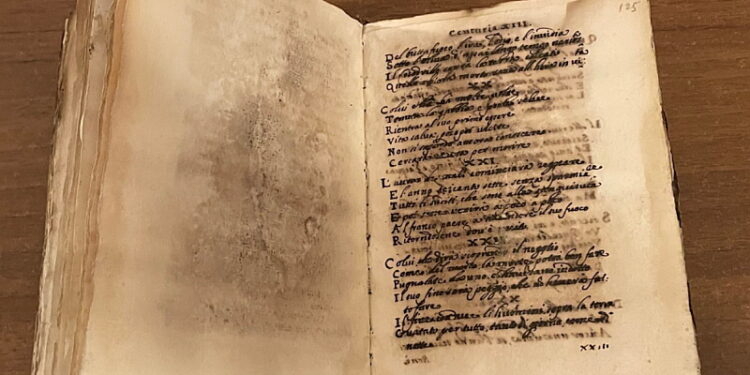 이탈리아로 반환된 노스트라다무스의 16세기 예언서 [로마 바나바이트 수도회 페이스북]