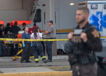 7월17일 총격 사건이 발생한 인디애나주 인디애나폴리스 인근 그린우드 파크 몰. 사진 / 로이터
