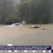 조지아 북서부 지역에 기록적인 돌발 홍수가 발생, 자동차와 도로가 물에 잠겼다. 사진 / Foxnews보도화면 캡처