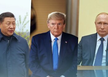 시진핑 중국 국가주석, 도널드 트럼프 전 미국 대통령, 블라디미르 푸틴 러시아 대통령(왼쪽부터)
[연합뉴스TV 제공]