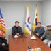 한인단체장들이 16일 뷰티협회 사무실에서 한인 업주 피살 대책을 논의하고 있다.  사진 / 윤지아 기자