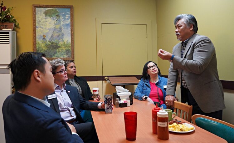귀넷 판사들과 주민들의 만남... 한인범죄예방위, '커피 위드 저지'