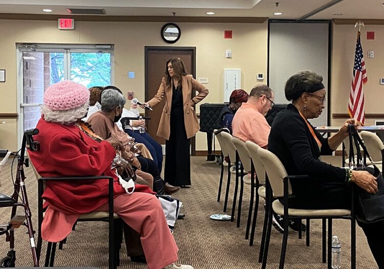 귀넷 커뮤니티와의 대화 행사에 참석한 주민들. 사진 / 윤지아 기자