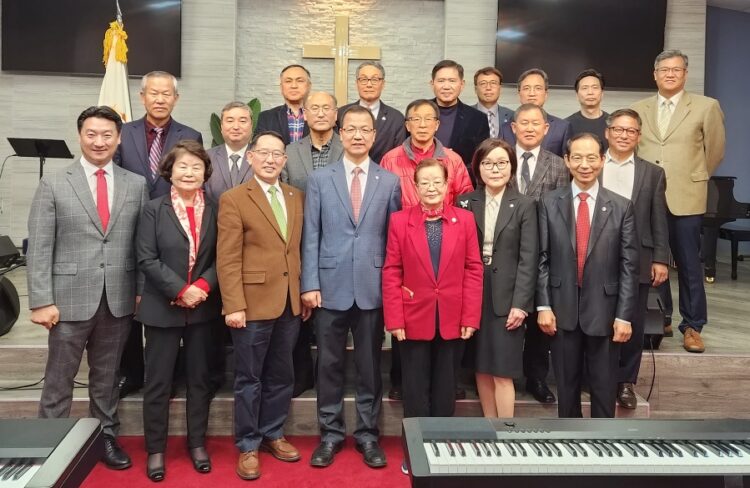 교협 사업총회 참석자들이 한자리에 모였다. 교협 제공