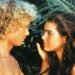 1980년에 개봉한 영화 '블루 라군'의 한 장면. 무인도에서 자란 소년과 소녀가 성에 눈 뜨는 과정을 담았다. 오른쪽이 여자 주인공 역할을 맡은 브룩 실즈. 사진 SNS 캡처