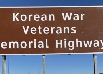 텍사스주 54번 고속도로에 들어선 한국전쟁 참전용사 기념 도로 표지판. [TEXASN 캡처]