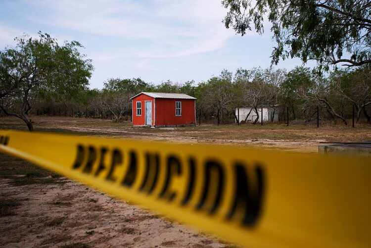 2023년 3월 7일 멕시코 마타모로스에서 납치된 미국인 4명 중 2명의 시신을 발견한 현장. 로이터