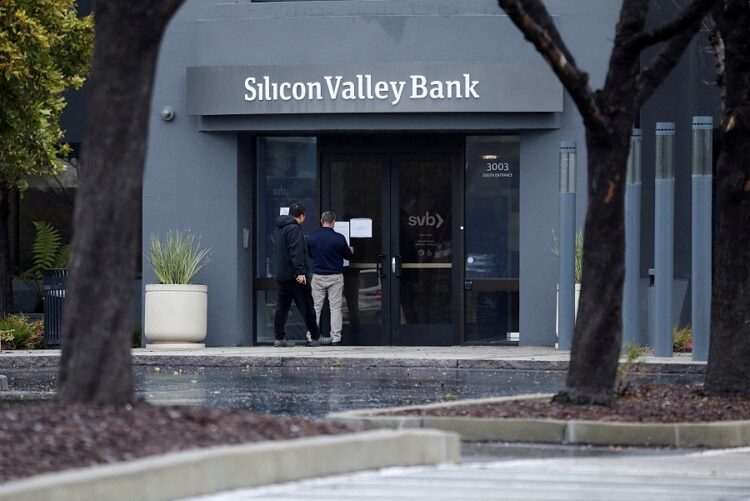 캘리포니아주 샌타클라라에 위치한 실리콘밸리 은행(SVB) 본사. 로이터