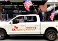 지난해 11월 열린 '미국 재향군인의 날' 퍼레이드에 참가한 SK배터리 아메리카. [출처 SK이노 뉴스]