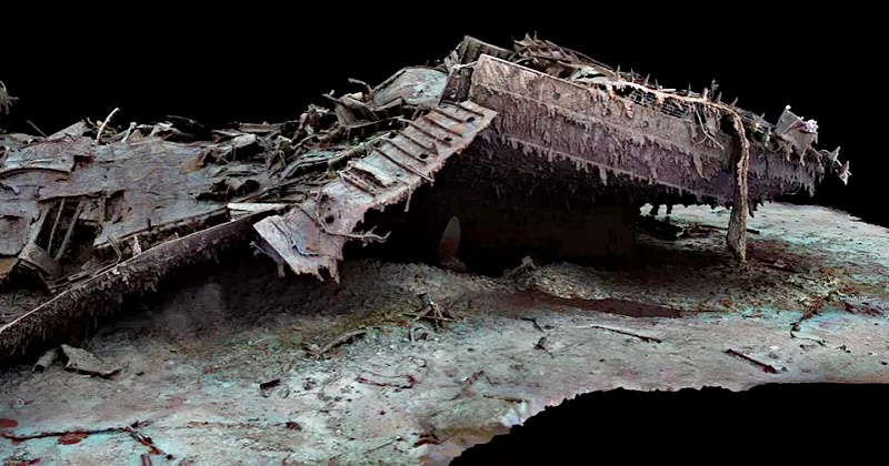 '처참함 그대로'…심해 속 타이태닉 3D 이미지 첫 공개