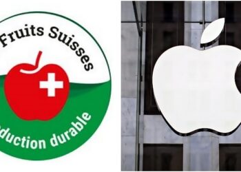 "사과 로고 쓰지 마" 애플에 "사과는 수천년 존재했다" 상표권 논란