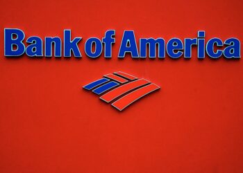 뉴욕 맨해튼 자치구에 있는 Bank of America 로고. 로이터