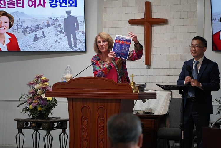 "대동강의 기적이 일어나길" 수잔 솔티 여사 강연