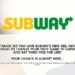 ‘서브웨이’로 개명 땐 평생 샌드위치 무료