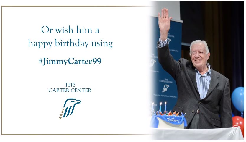 Jimmy Carter ficará desempregado em 10 dias"Eu viverei até os 99"