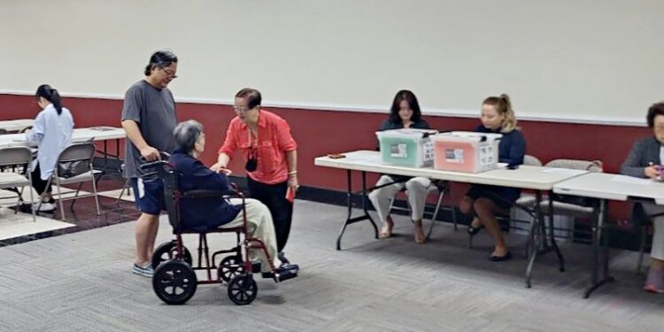 2023년 9월 애틀랜타 한인회관에서 열린 순회영사. 총영사관 제공