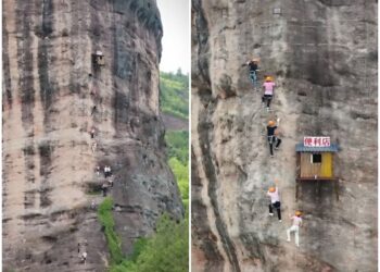 목숨 걸고 찾아가는 '세상에서 가장 불편한 편의점'