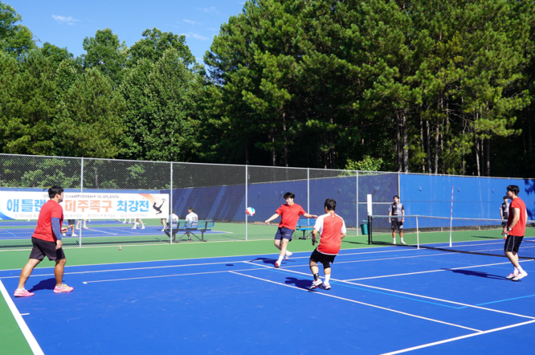 22일 조지아 피치트리릿지 고등학교에서 미주 족구 최강전이 열렸다. 장채원 기자