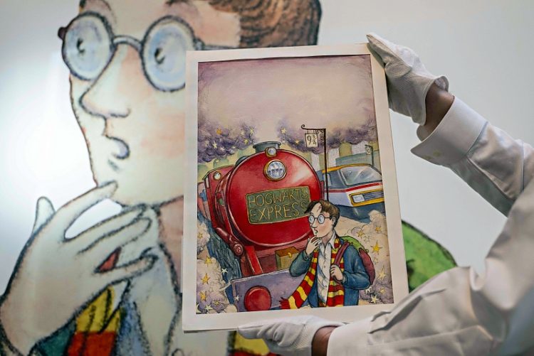 해리포터 1997년 초판 표지그림 26억원에 낙찰