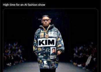 일론 머스크 테슬라 최고경영자가 올린 'AI 패션쇼' 영상. 머스크 X 게시물 캡처