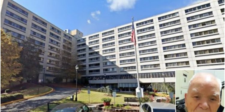 고 김준기씨(작은 사진)가 경비원에게 피살된 벅헤드 시니어 아파트