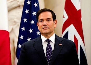 FILE PHOTO: U.S. Secretary of State Marco Rubio looks on as he meets with Indian External Affairs Minister Dr. Subrahmanyam Jaishankar, Australian Foreign Minister Penny Wong, and Japanese Foreign Minister Iwaya Takeshi at the State Department in Washington, U.S., January 21, 2025. REUTERS/Elizabeth Frantz/File Photo