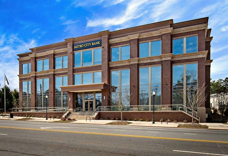 조지아주 도라빌 메트로시티은행 본점. 메트로시티은행 홈페이지