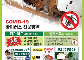 [조지아·동남부 추천 한인업체] 벌레박사 (애니터터마이터) ANTEATER PESTT CONTOL, INC