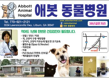 [조지아·동남부 추천 한인업체] 애봇 동물병원 ABBOTT ANIMAL HOSPITAL