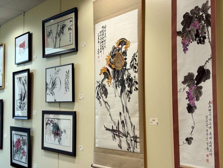 조지 피어슨 공원 레크리에이션센터 로비 전시장. 윤지아 기자