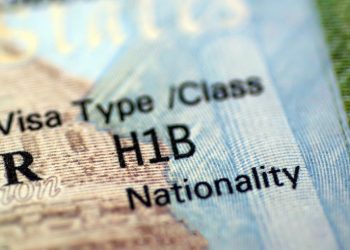 H1B 비자 스탬프. [셔터스톡]