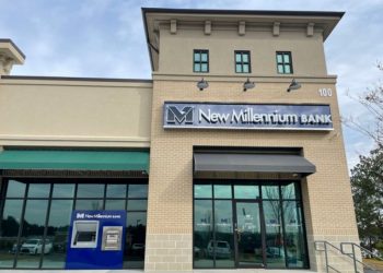 뉴밀레니엄은행 둘루스지점.