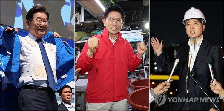 이재명·김문수·이준석, 제21대 대선 선거운동 시작 [연합뉴스]