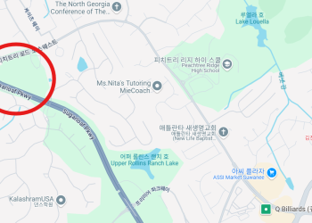 타운하우스 건설부지 위치 [구글맵]
