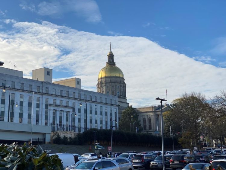 애틀랜타 다운타운에 있는 주청사. 윤지아 기자.