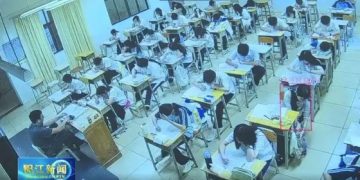 AI 행위 인식 알고리즘과 빅데이터 기술을 통해 위반 행위를 즉시 포착하고 경보를 울릴 수 있다. 양장뉴스 화면 캡쳐 [출처:중앙일보]
