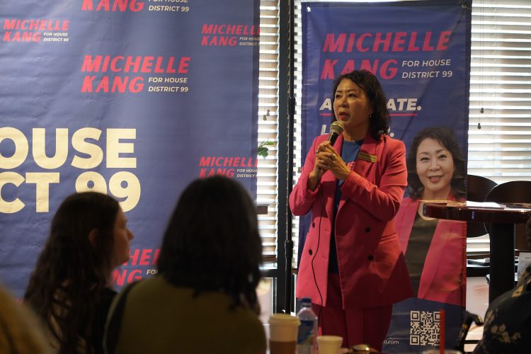 조지아 하원 99선거구 재출마를 선언하는 미쉘 강씨