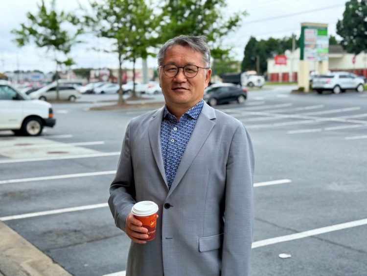 애틀랜타를 방문한 류재현 재미과기협 회장. 윤지아 기자.