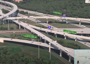 I-285와 I-20 인터체인지 구간. [GDOT 유튜브 캡처]