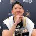 LAFC 손흥민 선수가 입단 후 메이저리그사커 첫 출전 경기에서 팀을 패배에서 구했다. 손흥민 선수가 경기 후 기자회견에서 본지 기자의 질문을 듣고 있다. 김경준 기자