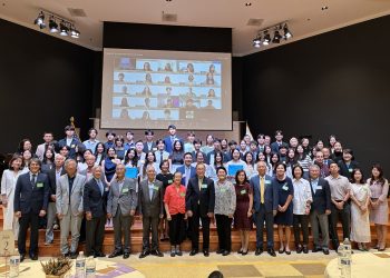 13일 한미장학재단(KASF) 남부지부가 연 2025년 제35회 장학금 수여식에 장학생과 재단 관계자, 후원자가 함께 참석했다.