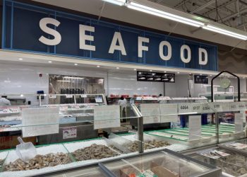 스와니 아씨마켓의 해산물 코너. 윤지아 기자.