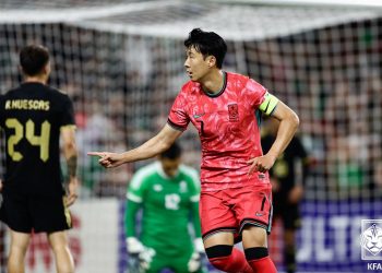 멕시코전 동점골을 터트린 손흥민. [사진 KFA]