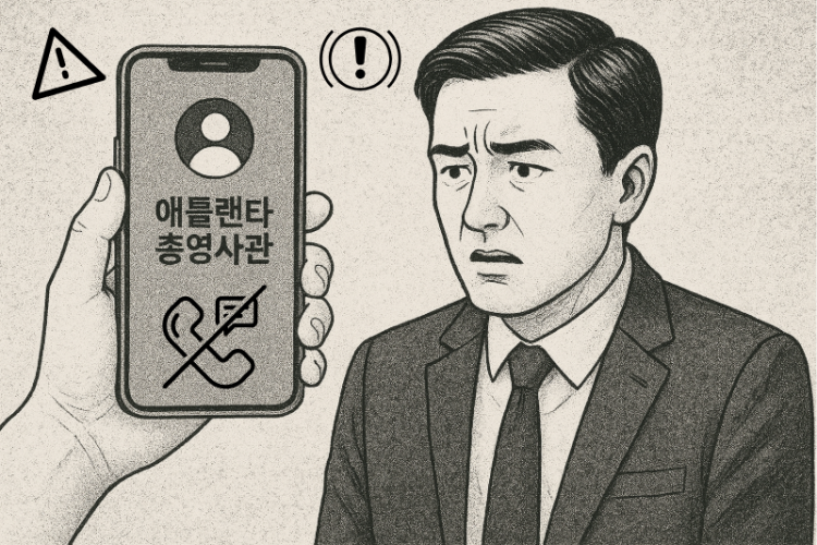 애틀랜타 총영사관은 몇 달 전부터 총영사관 대표번호(404-522-1611)로 걸려오는 사기 전화 신고를 다수 받고 있다고 밝혔다.