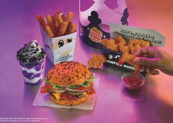 버거킹의 시즌 한정 메뉴.